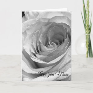 Eine Rose für Mutti Karte