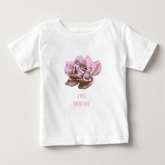 Eine Rose für Sie Baby T-shirt (Vorderseite)