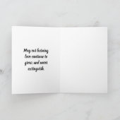 Eine Rose für Sie Karte (Innenseite)