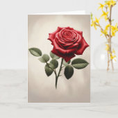 Eine Rose für Sie Karte (Gelbe Blume)