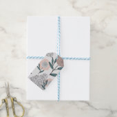 Eine Rose Geschenkanhänger (Mit Garn)
