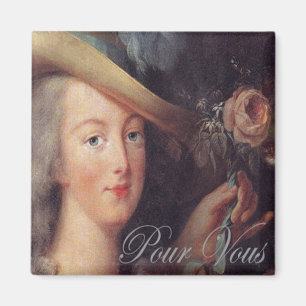 Eine Rose gießt vous. Magnet