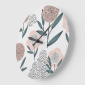 Eine Rose Große Wanduhr (Winkel)