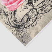 Eine Rose in Paris Seidenpapier (Ausschnitt)