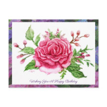 Eine Rose ist eine Rose Grußpostkarte