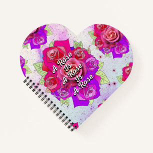 Eine Rose ist eine Rose ist eine Rose Notizblock