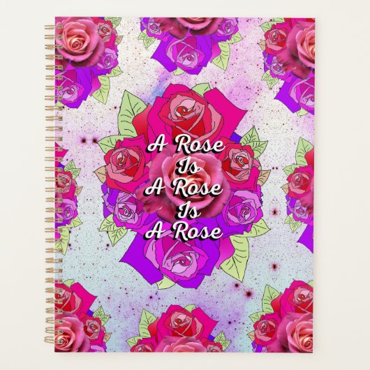 Eine Rose ist eine Rose ist eine Rose Planer (Vorderseite)