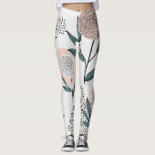 Eine Rose Leggings (Vorderseite)