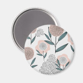 Eine Rose Magnet (Vorderseite/Rückseite)