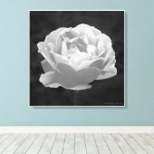Eine Rose mit beliebigem Namen..., Fine Art Leinwanddruck (Insitu (Holzboden))