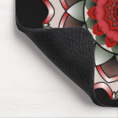 Eine Rose ohne DornenMandala Mousepad (Ecke)