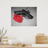 Eine Rose Poster (Küche)