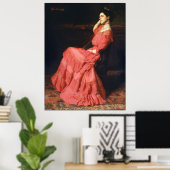 Eine Rose Poster (Heimbüro)