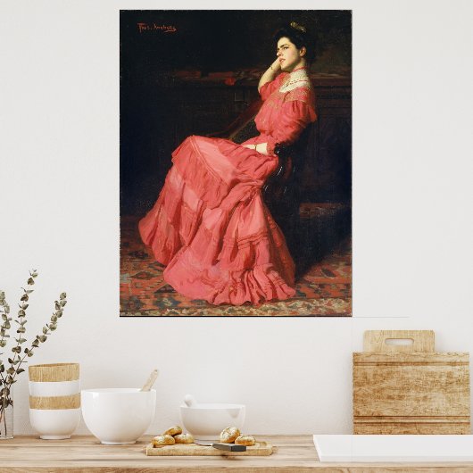 Eine Rose Poster (Küche)