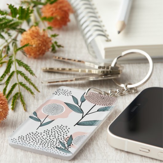 Eine Rose Schlüsselanhänger (Vorderseite rechts)