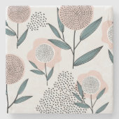 Eine Rose Steinuntersetzer (Vorderseite)