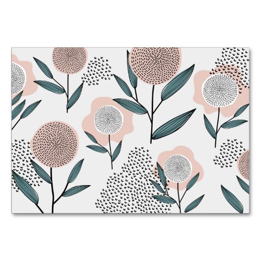 Eine Rose Tischnummer (Vorderseite)