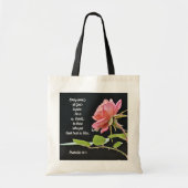 Eine Rose und ein Freund-Schatz-Tasche Tragetasche (Vorne)
