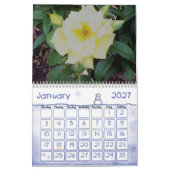 Eine Rose zu jeder Jahreszeit Kalender (Jan 2027)