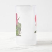 Eine Rosen-Tasse Mattglas Bierglas (Mittel)