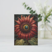 Eine Rostsonnenblume Postkarte (Stehend Vorderseite)
