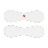 eine rot-gelbe Blume mit schwarzen Punkten Baseball (Paneele)