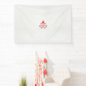 eine rote Blume auf weißem Hintergrund Banner (InSitu)