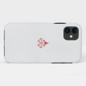 eine rote Blume auf weißem Hintergrund Case-Mate iPhone Hülle (Rückseite (Horizontal))