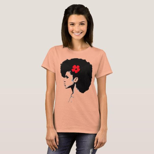 Eine rote Blume T-Shirt (Vorne ganz)