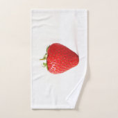 Eine Rote Erdbeere btcnm Badhandtuch Set (Handtuch)