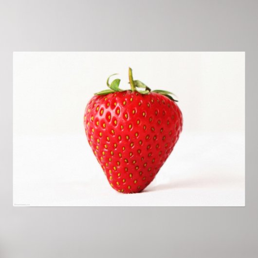 Eine Rote Erdbeere wapcna Poster (Vorne)