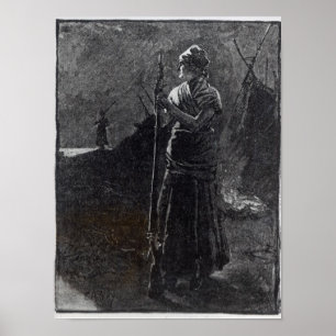 Eine Rote Flusskolonistin, 1878 Poster