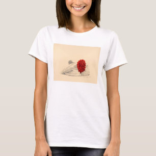 Eine rote Hechel 2004 der schwarzen Uhr T-Shirt
