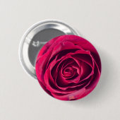 Eine Rote Rose Button (Vorne & Hinten)