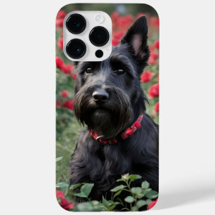 "Eine Rote Rose für den Schwarzen Schottischen Rei Case-Mate iPhone 14 Pro Max Hülle