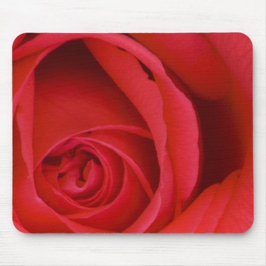 Eine Rote Rose für Sie Mousepad (Vorne)