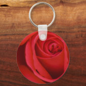 Eine Rote Rose für Sie Schlüsselanhänger (Vorderseite)