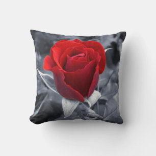 Eine Rote Rose Kissen