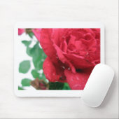 Eine Rote Rose Mousepad (Mit Mouse)