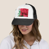 Eine Rote Rose Truckerkappe (Beispiel)