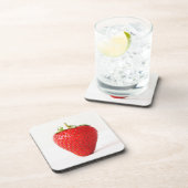 Eine rote Strawberry-Küste Getränkeuntersetzer (Rechte Seite)