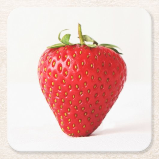 Eine rote Strawberry-Küste Rechteckiger Pappuntersetzer (Vorderseite)