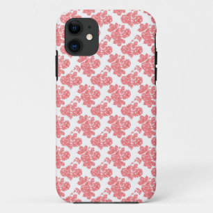 eine rote und weiße Blume auf weißem Hintergrund Case-Mate iPhone Hülle