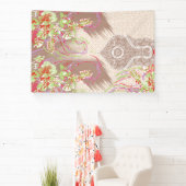 eine rote Vase mit Blume darauf. Banner (InSitu)