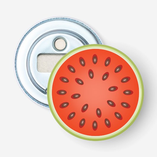 Eine Rote Wassermelone Flaschenöffner (Vorderseite)