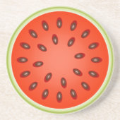 Eine Rote Wassermelone Untersetzer (Vorne)