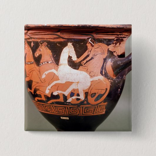 Eine Rotzahl Glocke krater Button (Vorderseite)