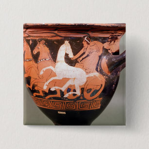 Eine Rotzahl Glocke krater Button
