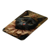 Eine Royal Black Cat Magnet (Linke Seite)