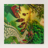 Eine ruhige Flusslandschaft Puzzle (Horizontal)